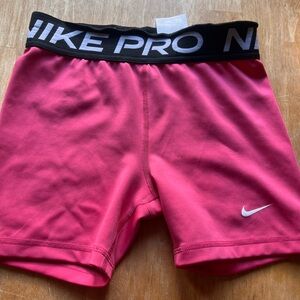 Nike Kids Bright Pink Athletic Shorts